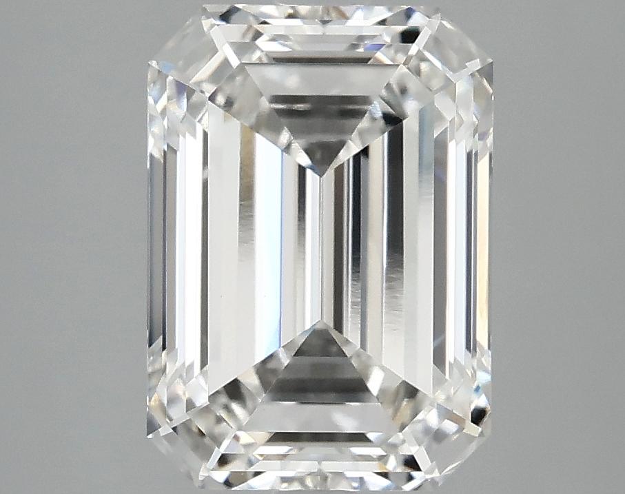 3.54 Carat Emerald Shaped Ideal Cut VVS2 IGI Certified Lab Grown Diamond