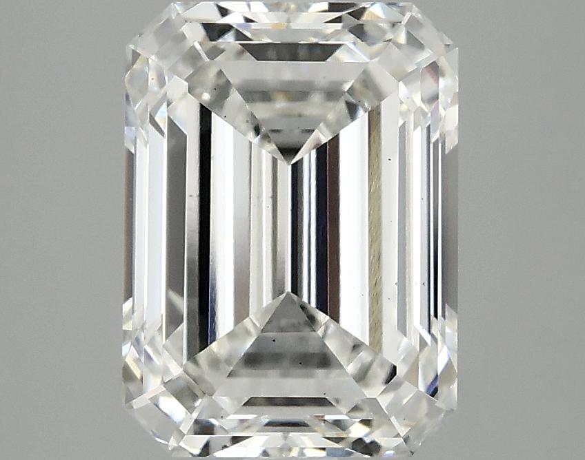 3.44 Carat Emerald Shaped Excellent Cut VS2 IGI Certified Lab Grown Diamond
