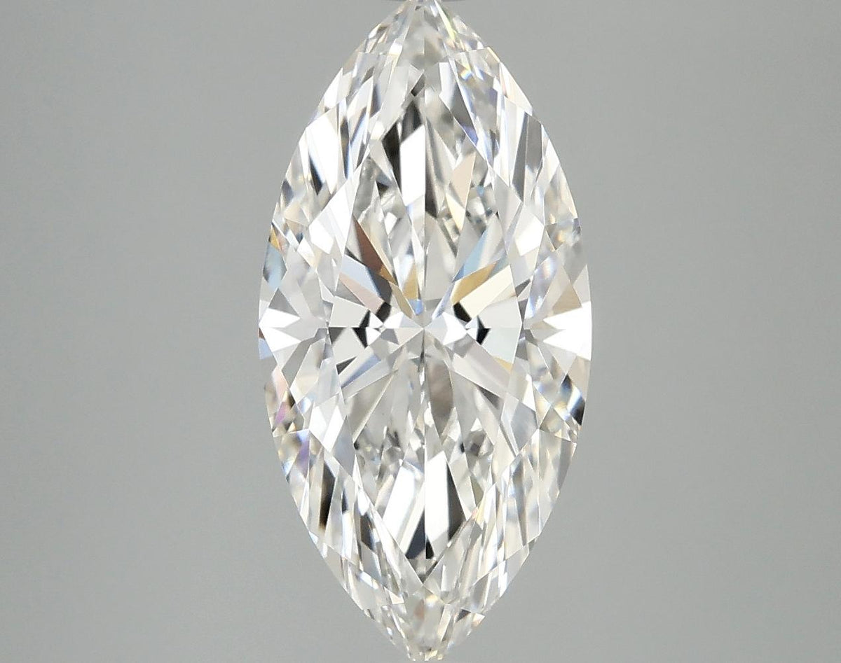 3.01 Carat Marquise Shaped Ideal Cut VVS2 IGI Certified Lab Grown Diamond