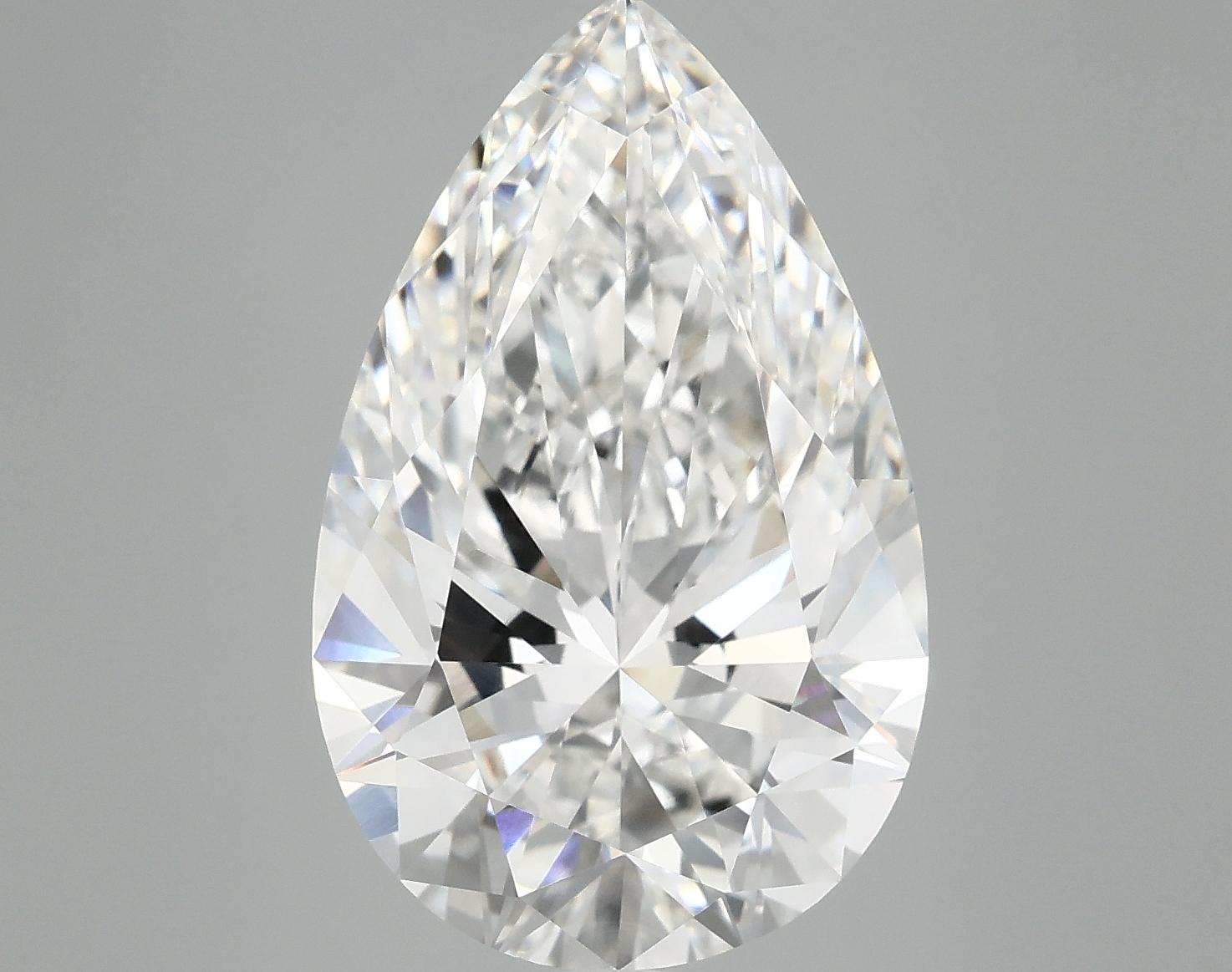 7.16 Carat Pear Shaped Ideal Cut VVS2 IGI Certified Lab Grown Diamond