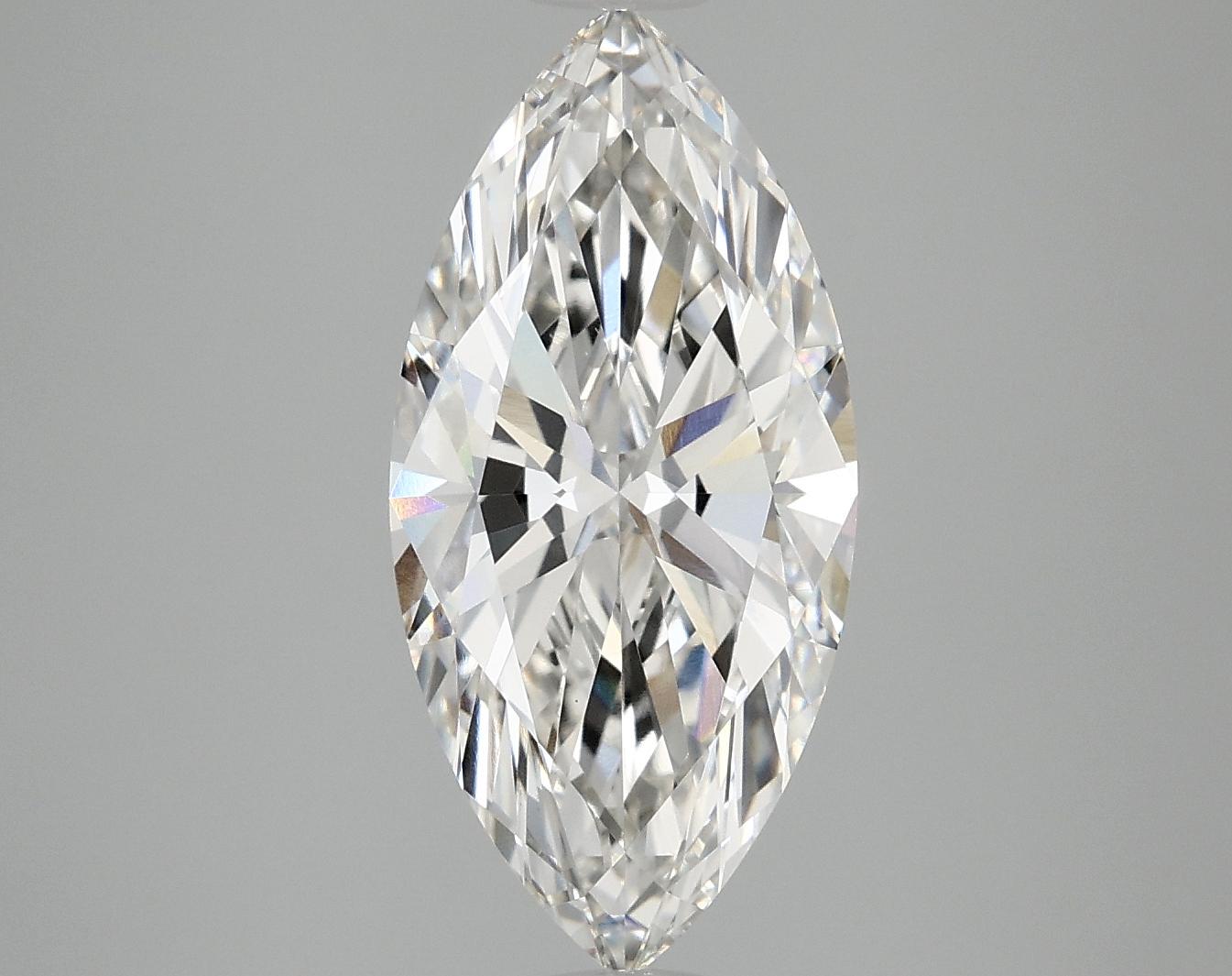 3.02 Carat Marquise Shaped Excellent Cut VS1 IGI Certified Lab Grown Diamond