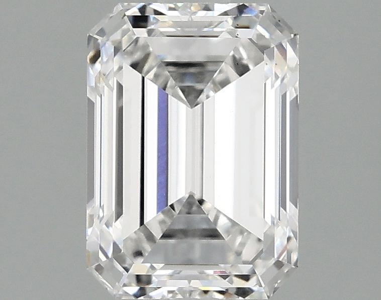 2.1 Carat Emerald Shaped Excellent Cut VS2 IGI Certified Lab Grown Diamond