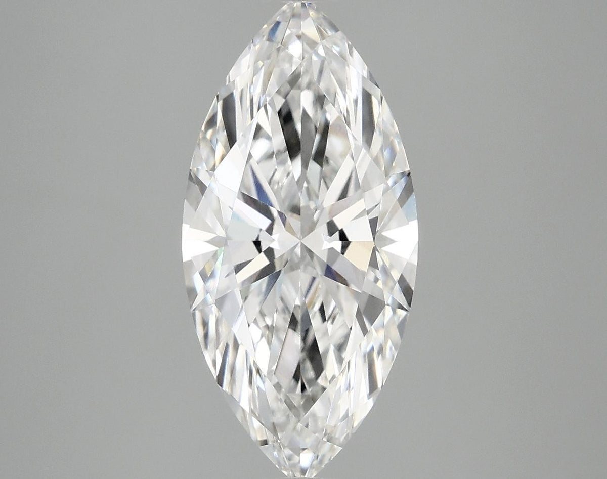3.0 Carat Marquise Shaped Excellent Cut VVS2 IGI Certified Lab Grown Diamond