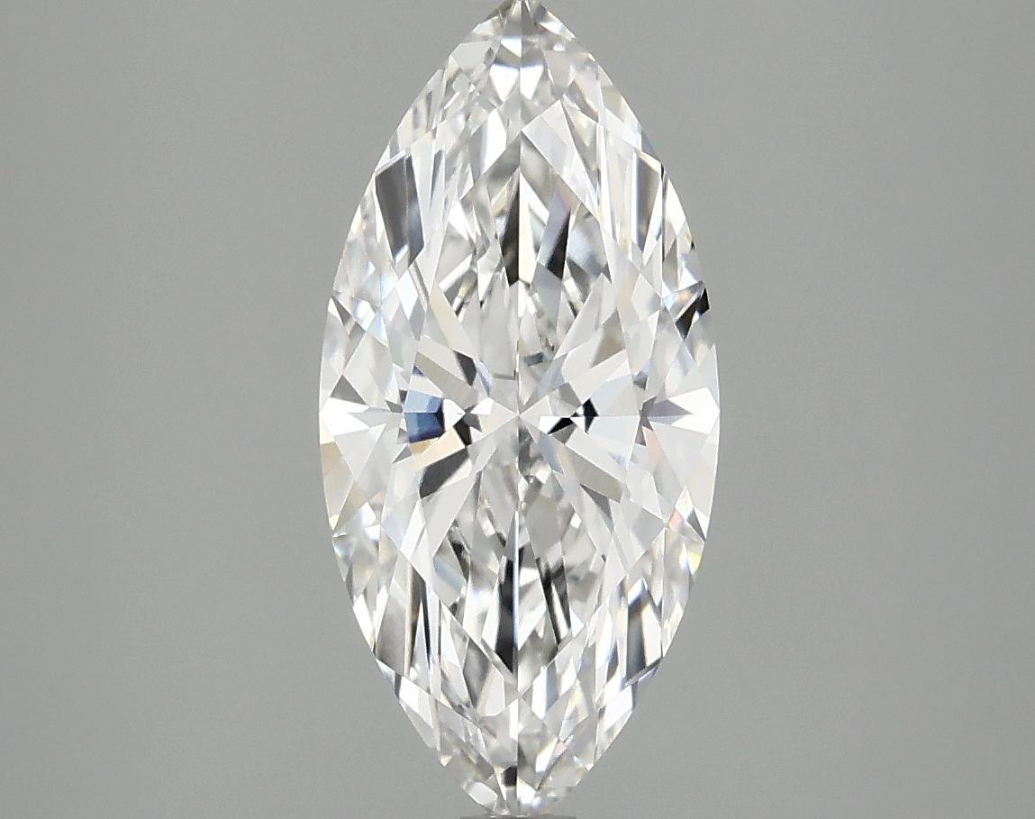 2.1 Carat Marquise Shaped Excellent Cut VVS2 IGI Certified Lab Grown Diamond