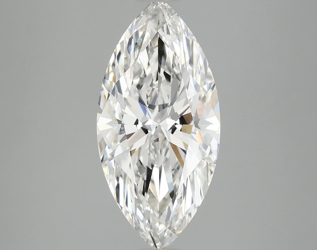 3.03 Carat Marquise Shaped Excellent Cut VVS1 IGI Certified Lab Grown Diamond