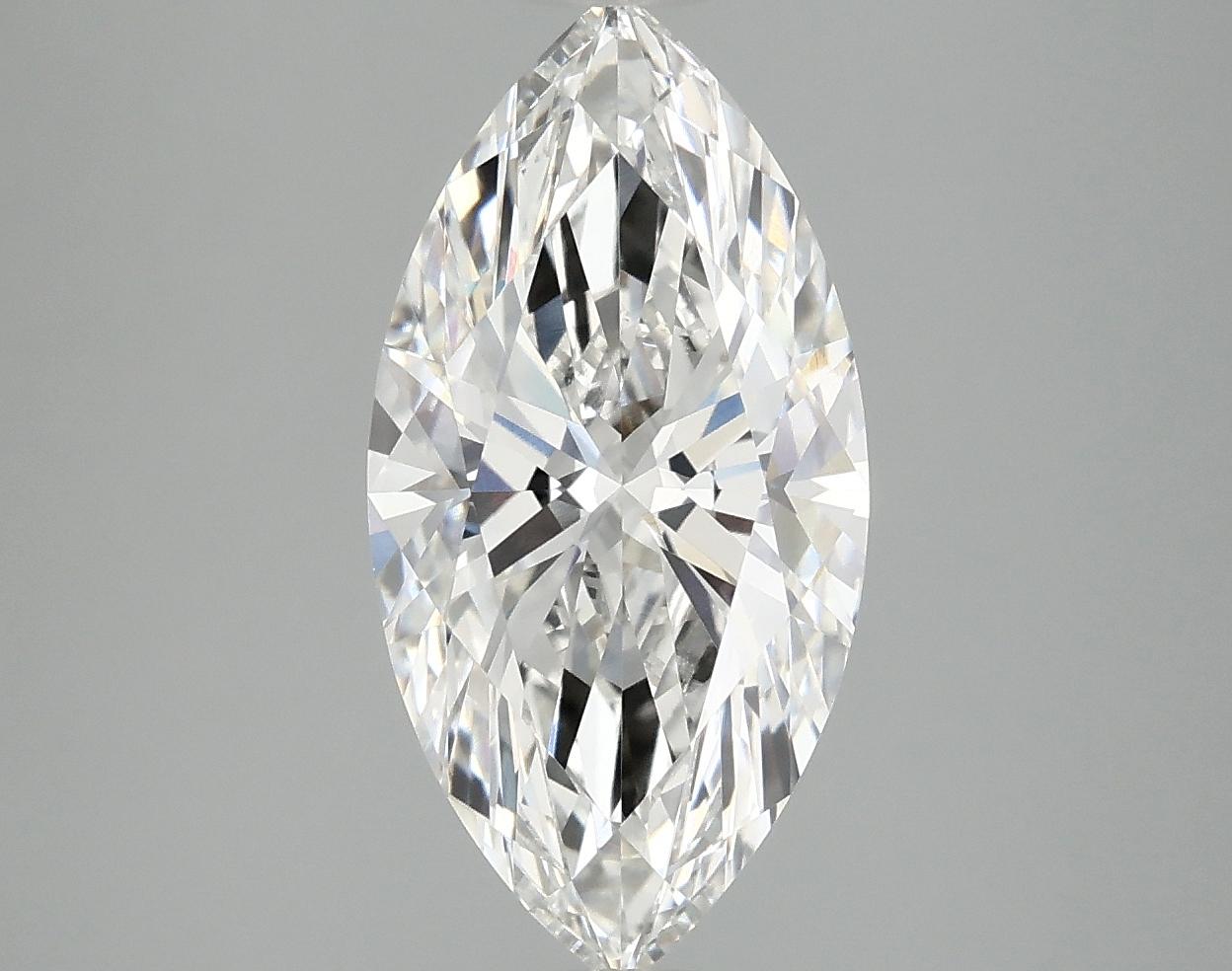 3.0 Carat Marquise Shaped Ideal Cut VVS2 IGI Certified Lab Grown Diamond