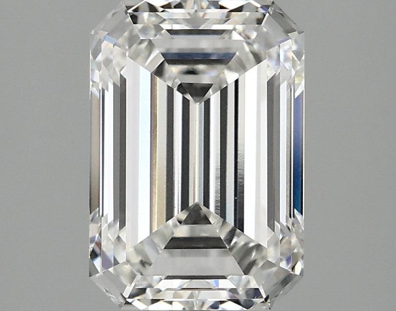 2.45 Carat Emerald Shaped Ideal Cut VVS2 IGI Certified Lab Grown Diamond