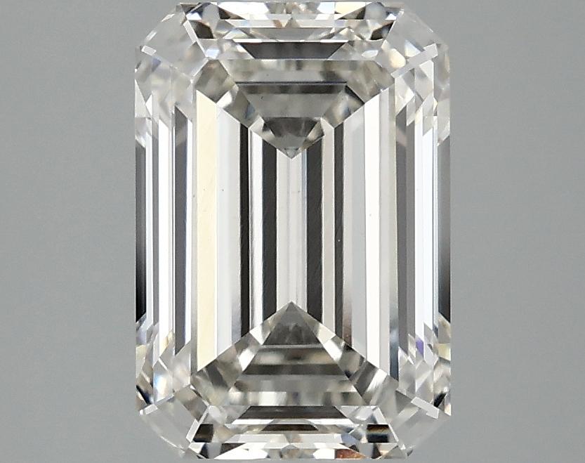 2.77 Carat Emerald Shaped Ideal Cut VVS2 IGI Certified Lab Grown Diamond