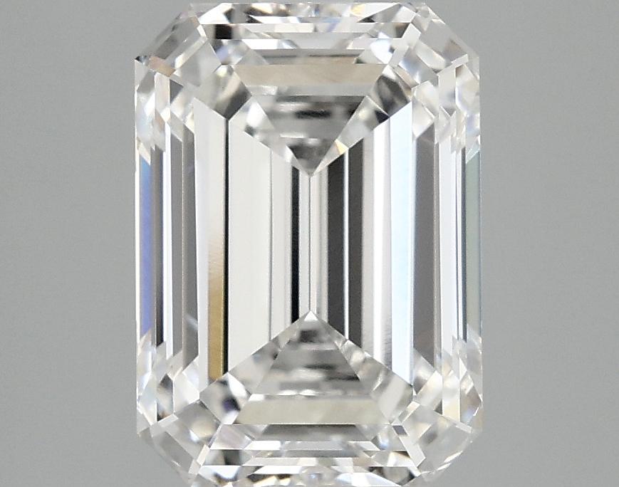 3.08 Carat Emerald Shaped Ideal Cut VVS2 IGI Certified Lab Grown Diamond