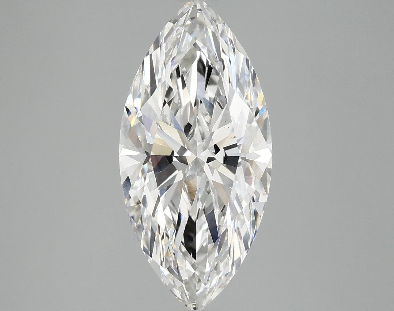 3.09 Carat Marquise Shaped Excellent Cut VS2 IGI Certified Lab Grown Diamond