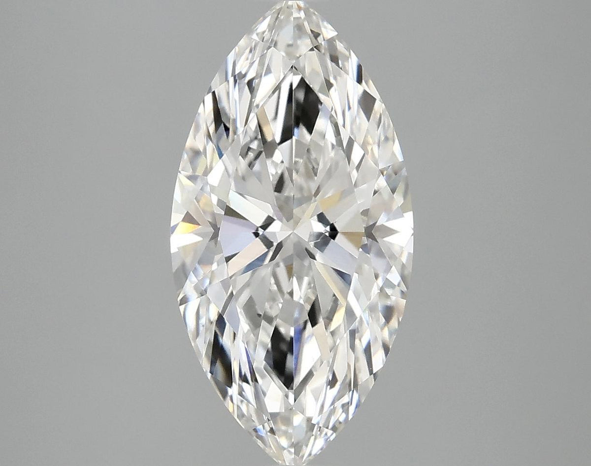 3.01 Carat Marquise Shaped Ideal Cut VVS2 IGI Certified Lab Grown Diamond