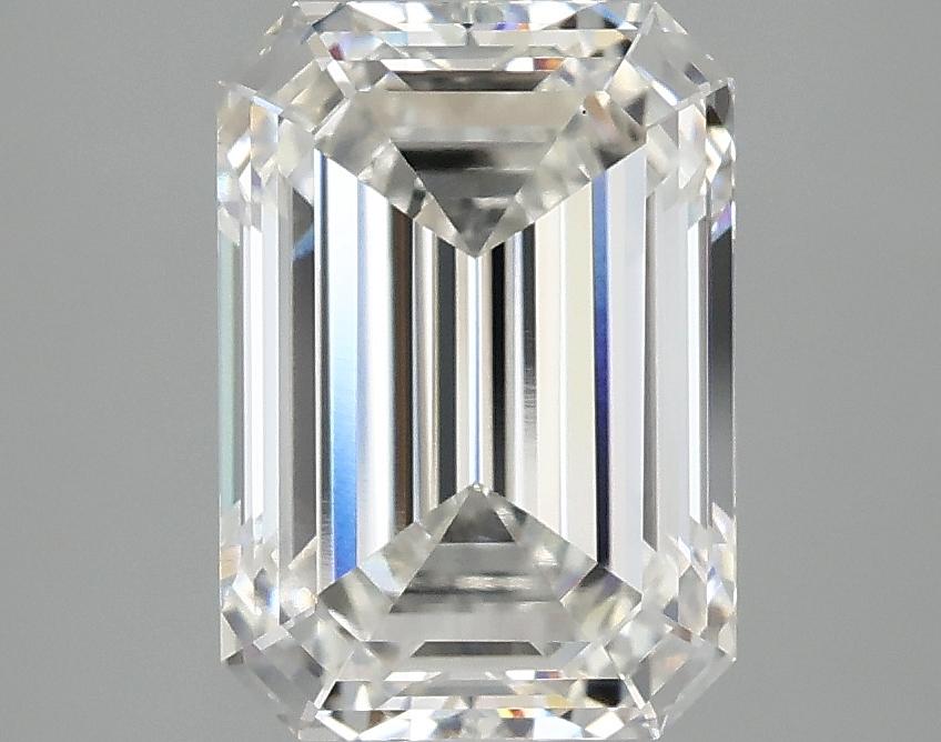 3.1 Carat Emerald Shaped Ideal Cut VVS2 IGI Certified Lab Grown Diamond