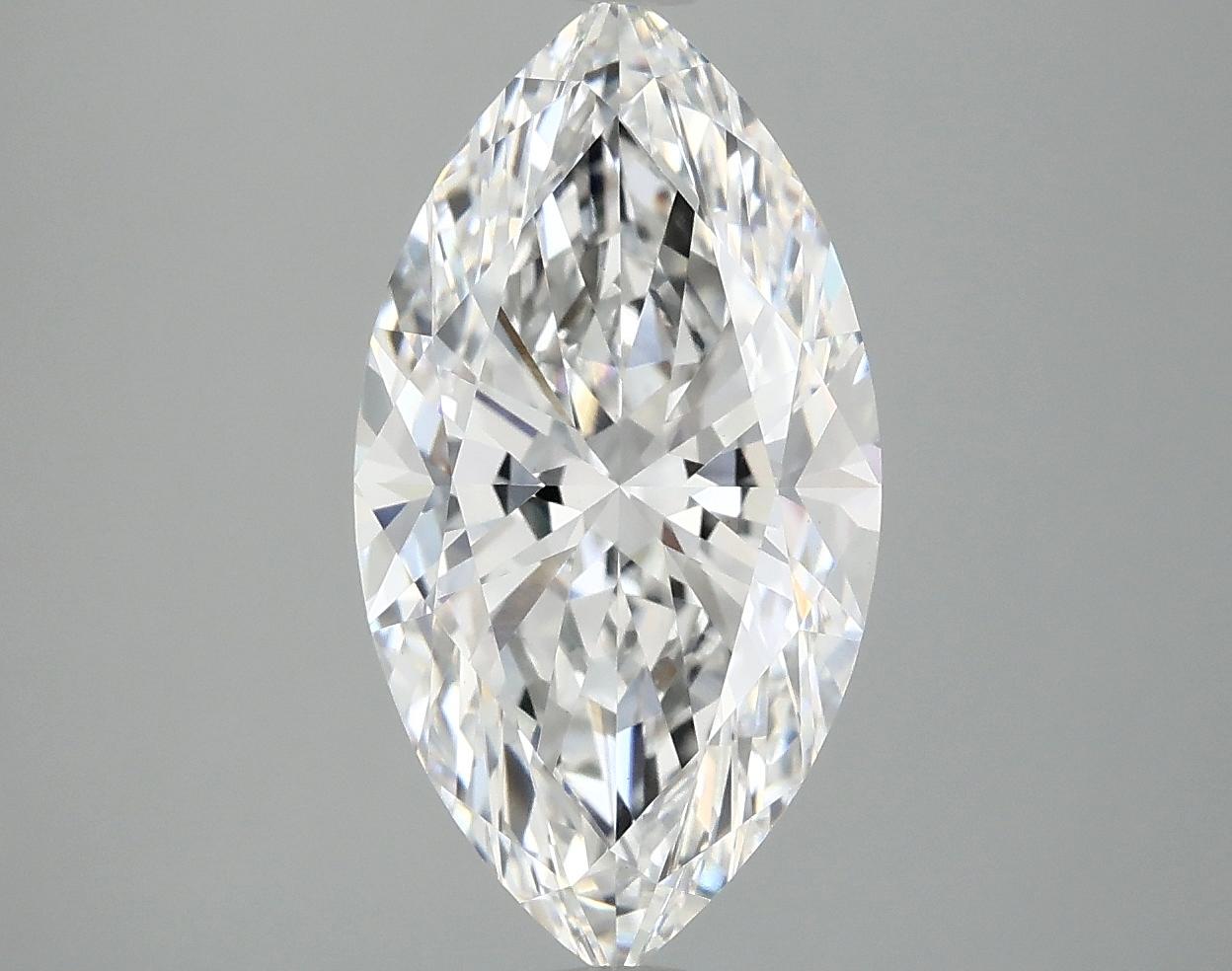 3.46 Carat Marquise Shaped Excellent Cut VS1 IGI Certified Lab Grown Diamond