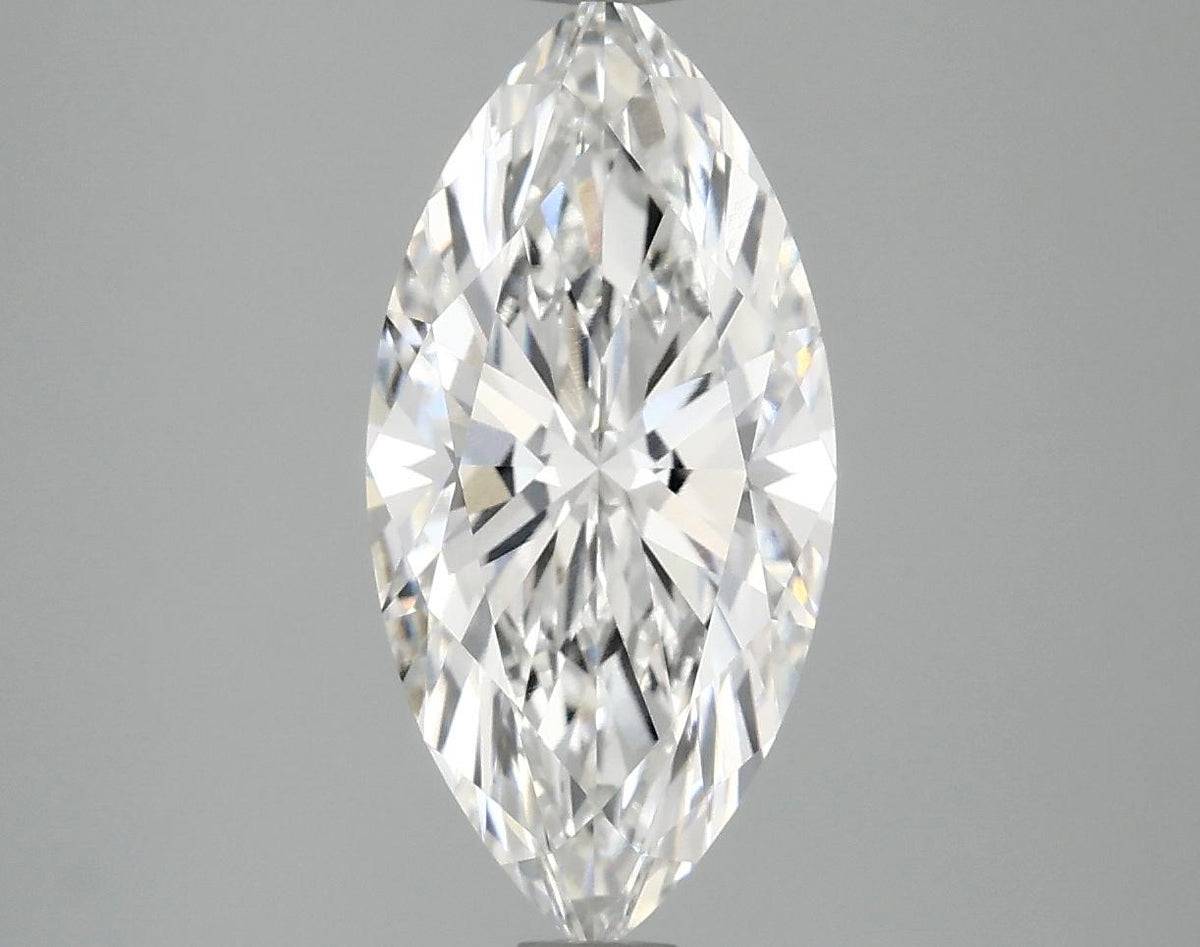 2.56 Carat Marquise Shaped Excellent Cut VVS2 IGI Certified Lab Grown Diamond