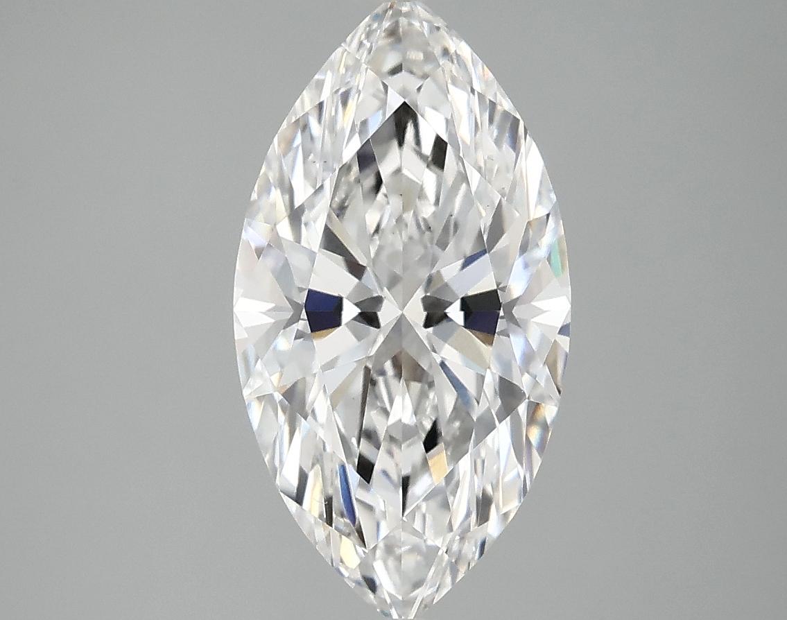 2.54 Carat Marquise Shaped Excellent Cut VS2 IGI Certified Lab Grown Diamond