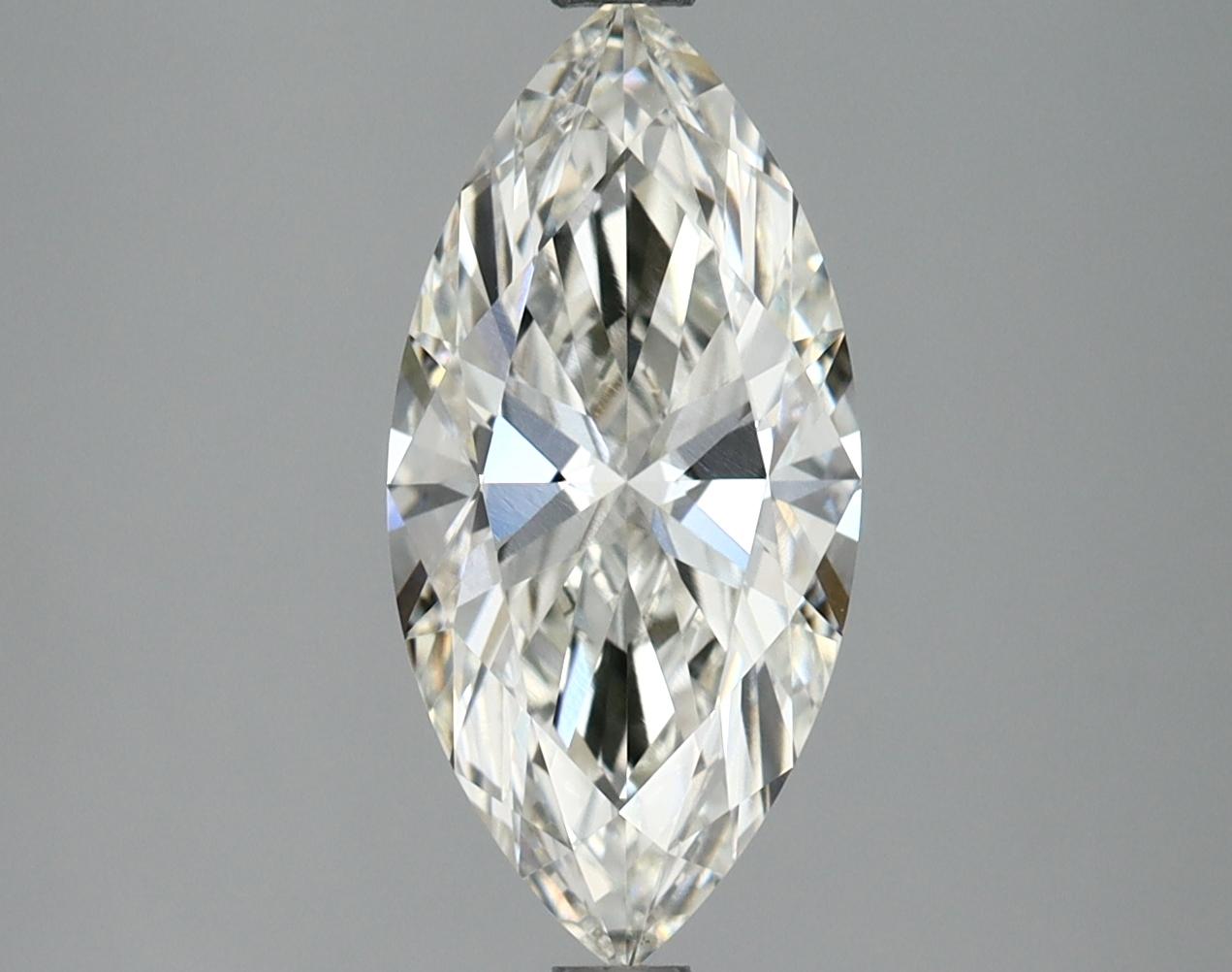 3.05 Carat Marquise Shaped Excellent Cut VVS2 IGI Certified Lab Grown Diamond