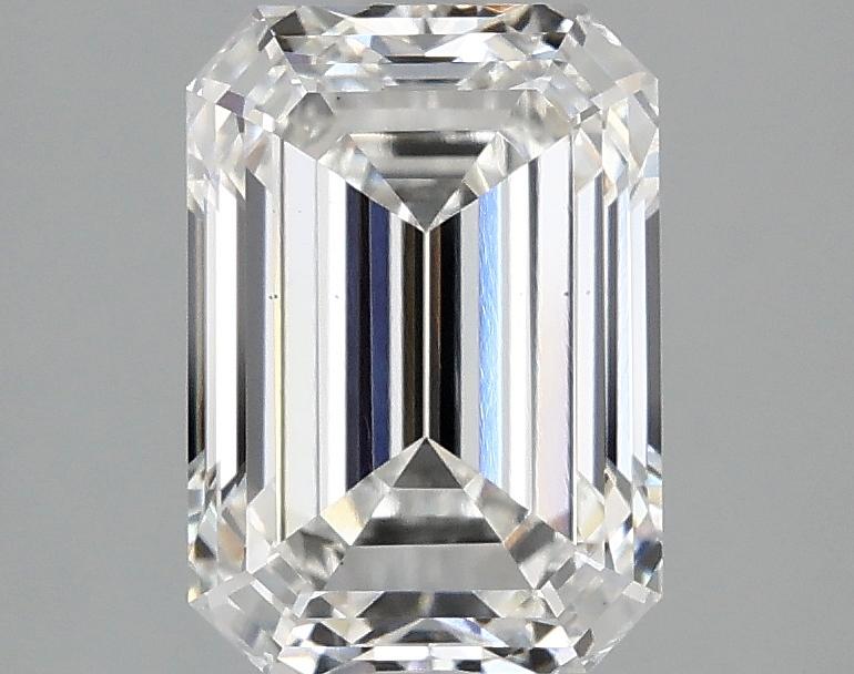2.5 Carat Emerald Shaped Ideal Cut VS2 IGI Certified Lab Grown Diamond
