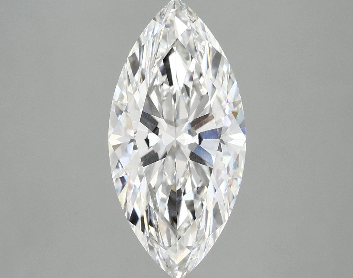 2.55 Carat Marquise Shaped Excellent Cut VS1 IGI Certified Lab Grown Diamond