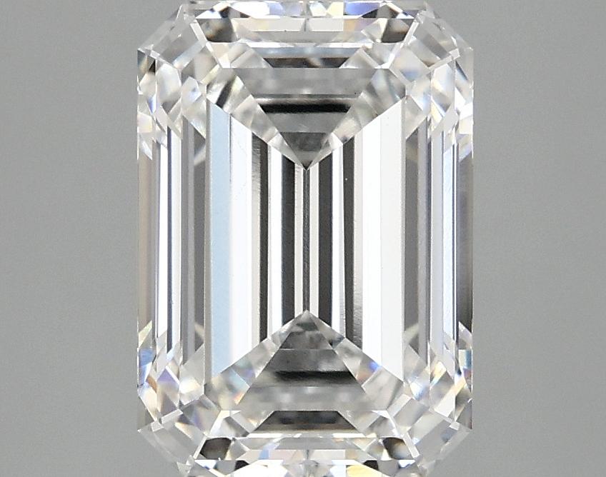 3.08 Carat Emerald Shaped Ideal Cut VS1 IGI Certified Lab Grown Diamond