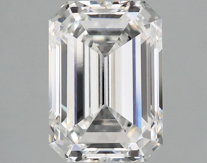 2.55 Carat Emerald Shaped Ideal Cut VVS2 IGI Certified Lab Grown Diamond