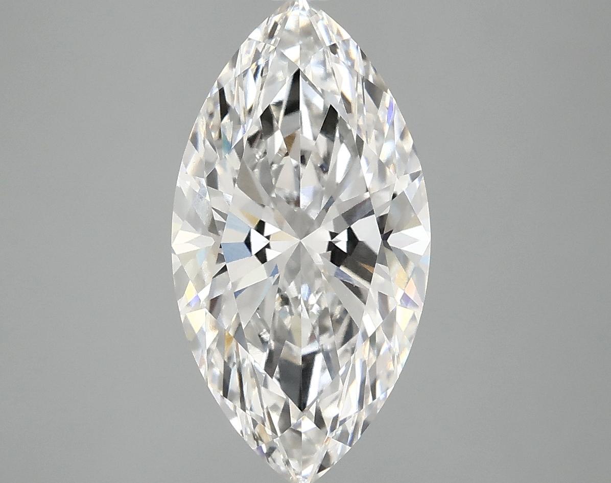 3.05 Carat Marquise Shaped Excellent Cut VVS2 IGI Certified Lab Grown Diamond