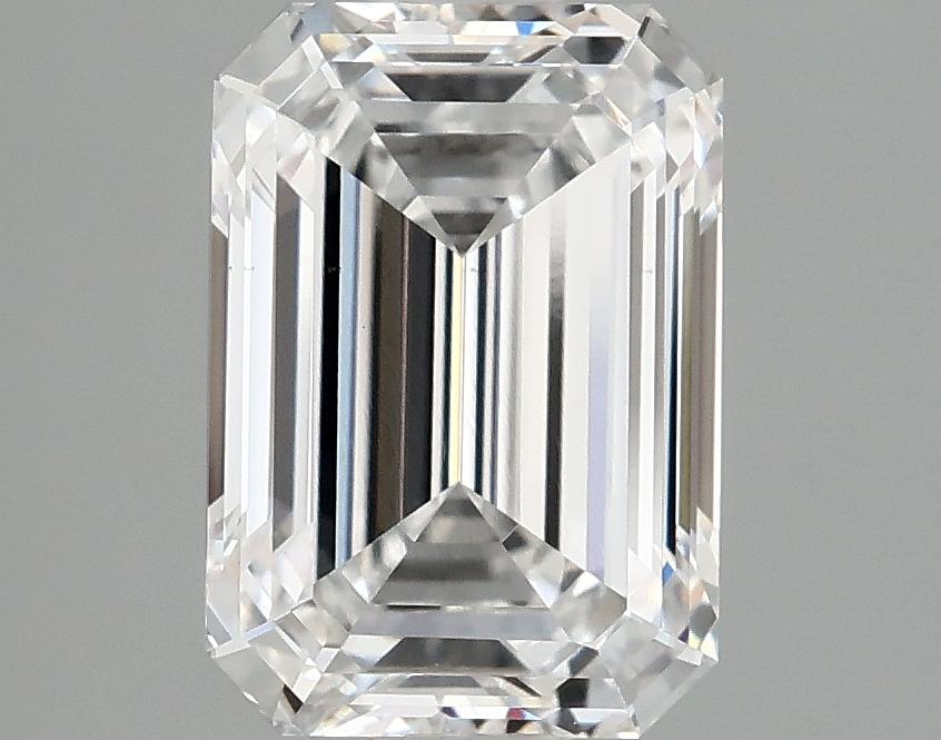 2.1 Carat Emerald Shaped Ideal Cut VS1 IGI Certified Lab Grown Diamond