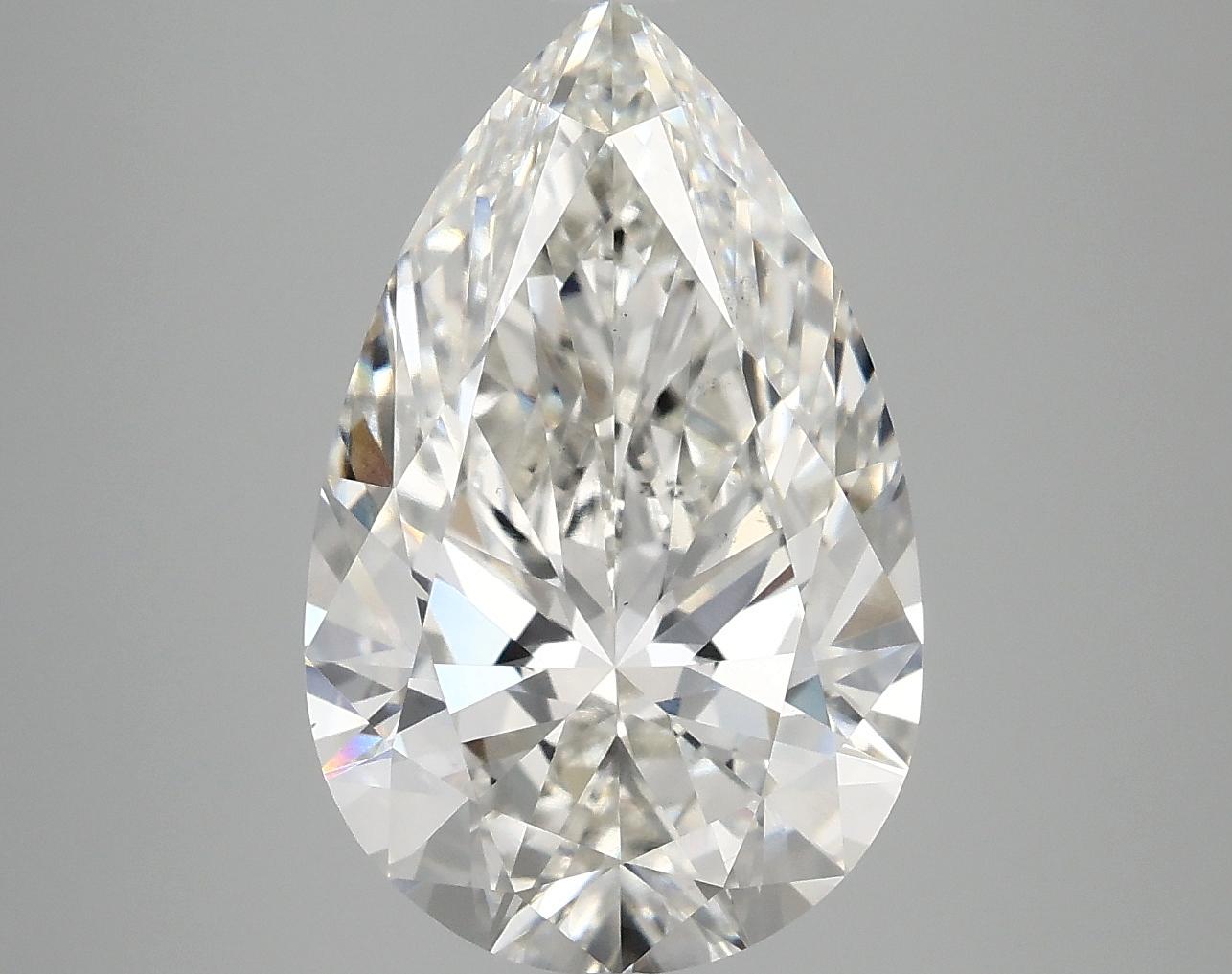 5.01 Carat Pear Shaped Ideal Cut VS1 IGI Certified Lab Grown Diamond