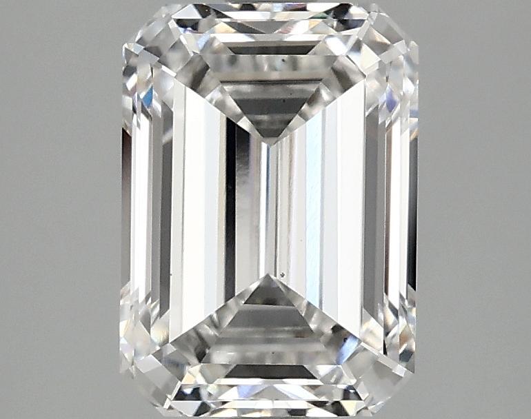 2.51 Carat Emerald Shaped Ideal Cut VS2 IGI Certified Lab Grown Diamond