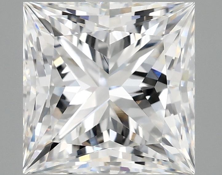 2.42 Carat Princess Shaped Ideal Cut VVS2 IGI Certified Lab Grown Diamond