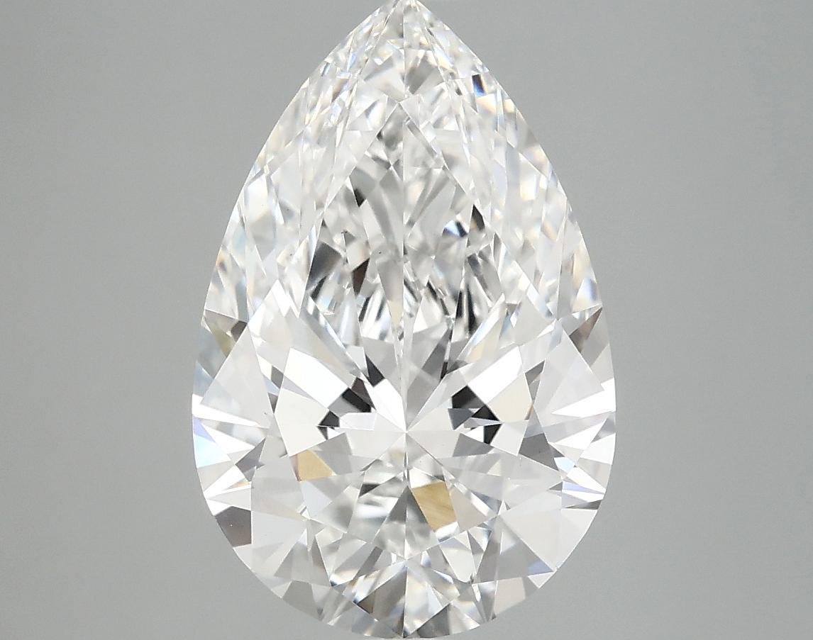3.75 Carat Pear Shaped Excellent Cut VS1 IGI Certified Lab Grown Diamond