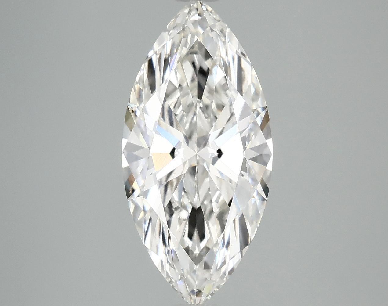 2.57 Carat Marquise Shaped Excellent Cut VVS2 IGI Certified Lab Grown Diamond