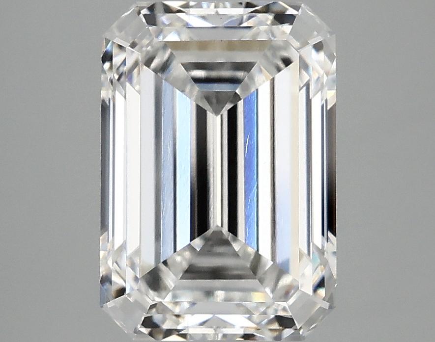 3.46 Carat Emerald Shaped Ideal Cut VVS2 IGI Certified Lab Grown Diamond