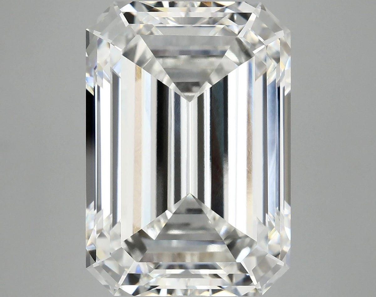 12.15 Carat Emerald Shaped Ideal Cut VVS2 IGI Certified Lab Grown Diamond