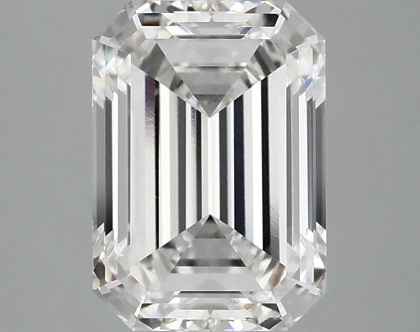 3.02 Carat Emerald Shaped Ideal Cut VVS2 IGI Certified Lab Grown Diamond
