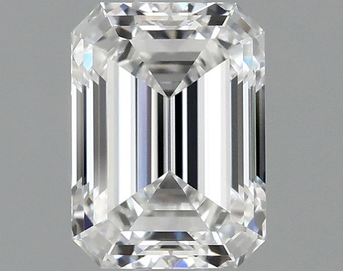 1.1 Carat Emerald Shaped Excellent Cut VVS2 IGI Certified Lab Grown Diamond