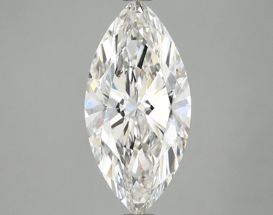 2.04 Carat Marquise Shaped Excellent Cut VVS2 IGI Certified Lab Grown Diamond
