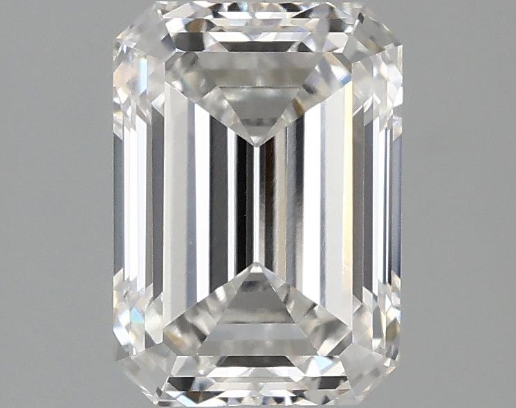 2.02 Carat Emerald Shaped Ideal Cut VVS2 IGI Certified Lab Grown Diamond