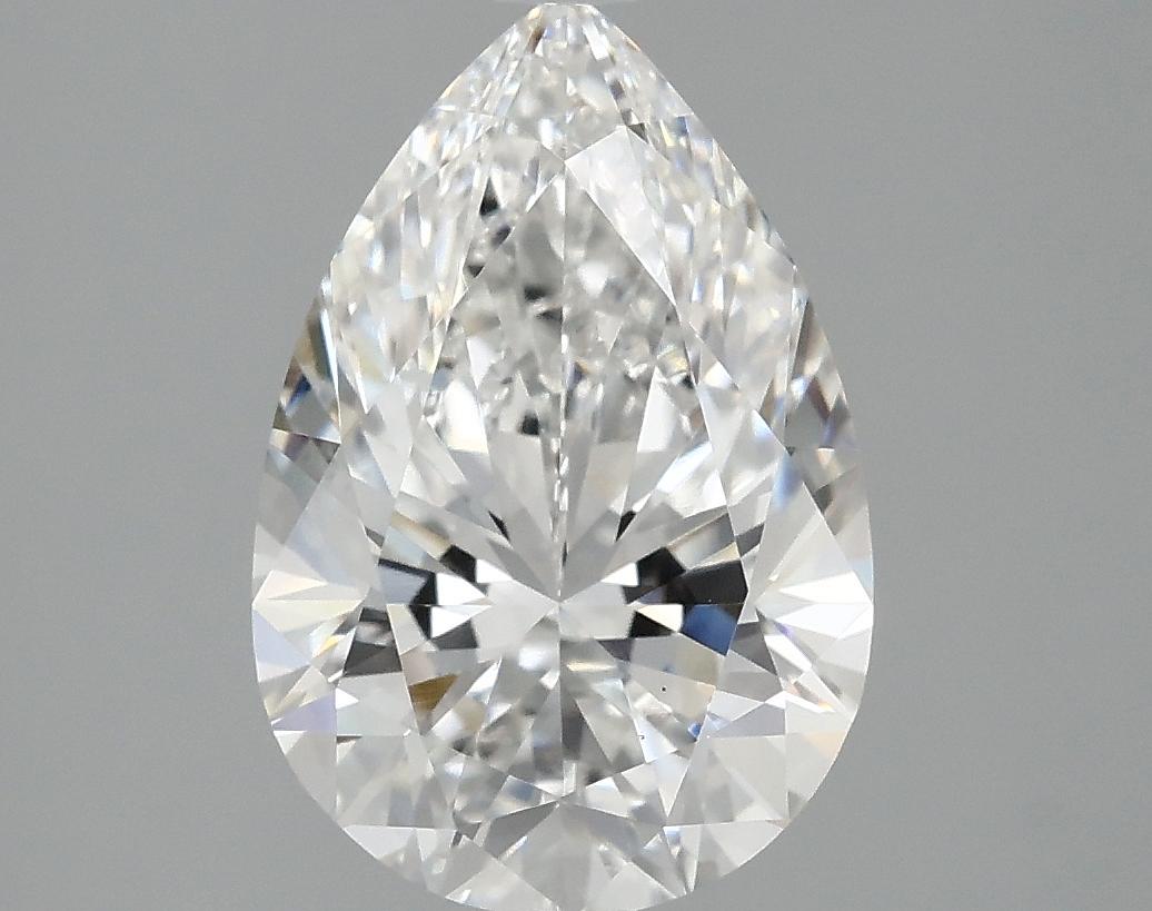 2.08 Carat Pear Shaped Excellent Cut VS1 IGI Certified Lab Grown Diamond
