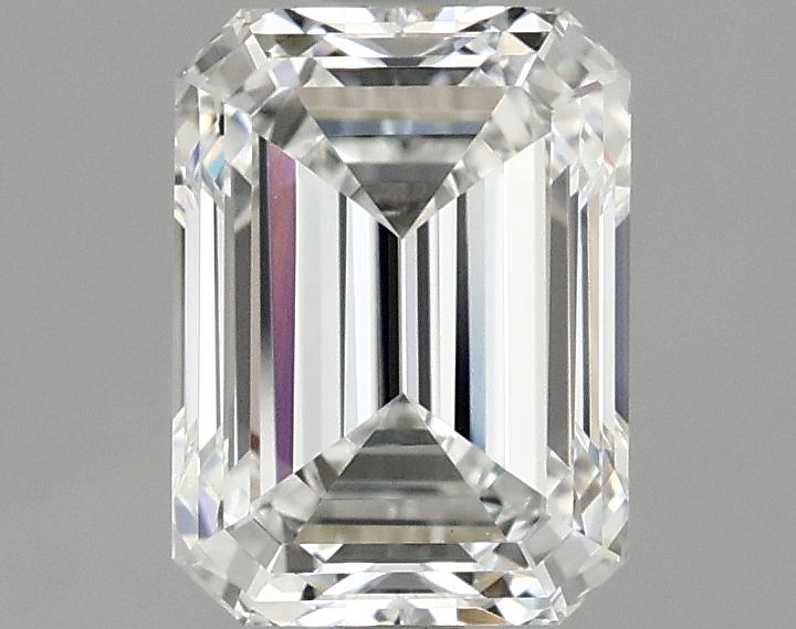 2.07 Carat Emerald Shaped Excellent Cut VVS2 IGI Certified Lab Grown Diamond