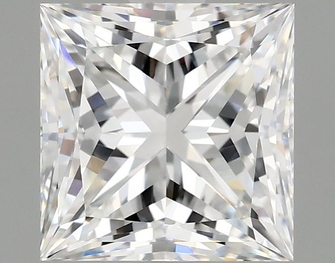 1.57 Carat Princess Shaped Ideal Cut VVS2 IGI Certified Lab Grown Diamond