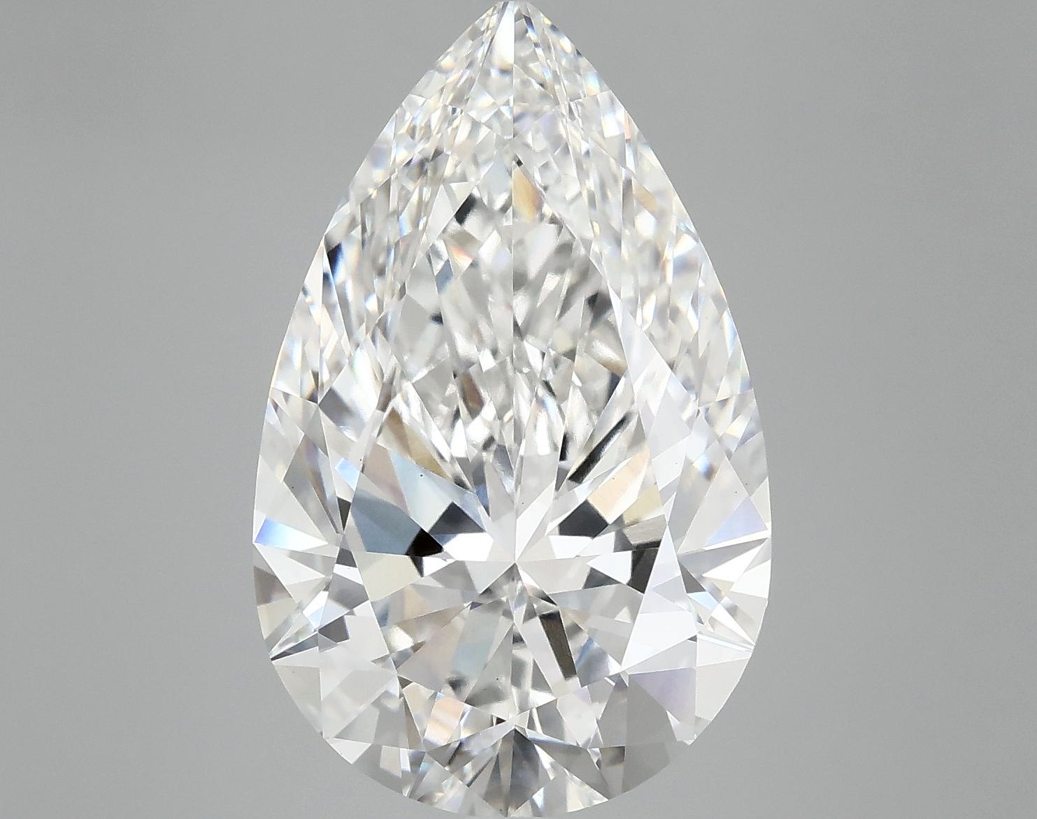 7.58 Carat Pear Shaped Ideal Cut VS1 IGI Certified Lab Grown Diamond