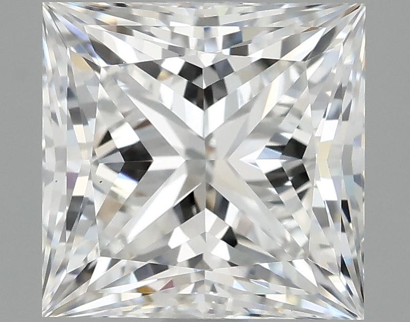 2.05 Carat Princess Shaped Ideal Cut VS1 IGI Certified Lab Grown Diamond