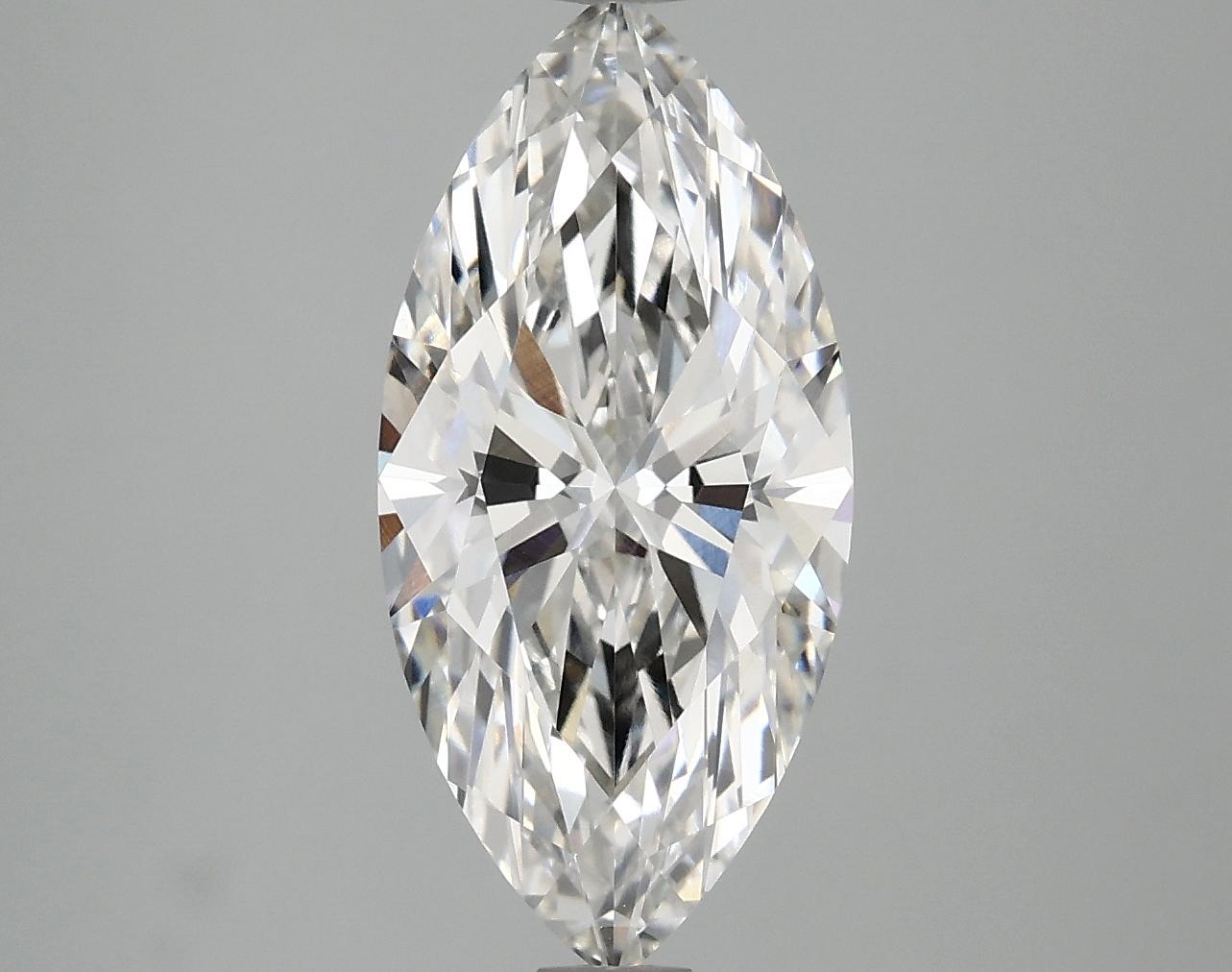 3.03 Carat Marquise Shaped Excellent Cut VVS2 IGI Certified Lab Grown Diamond