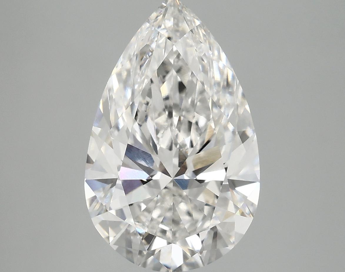 3.99 Carat Pear Shaped Ideal Cut VVS2 IGI Certified Lab Grown Diamond