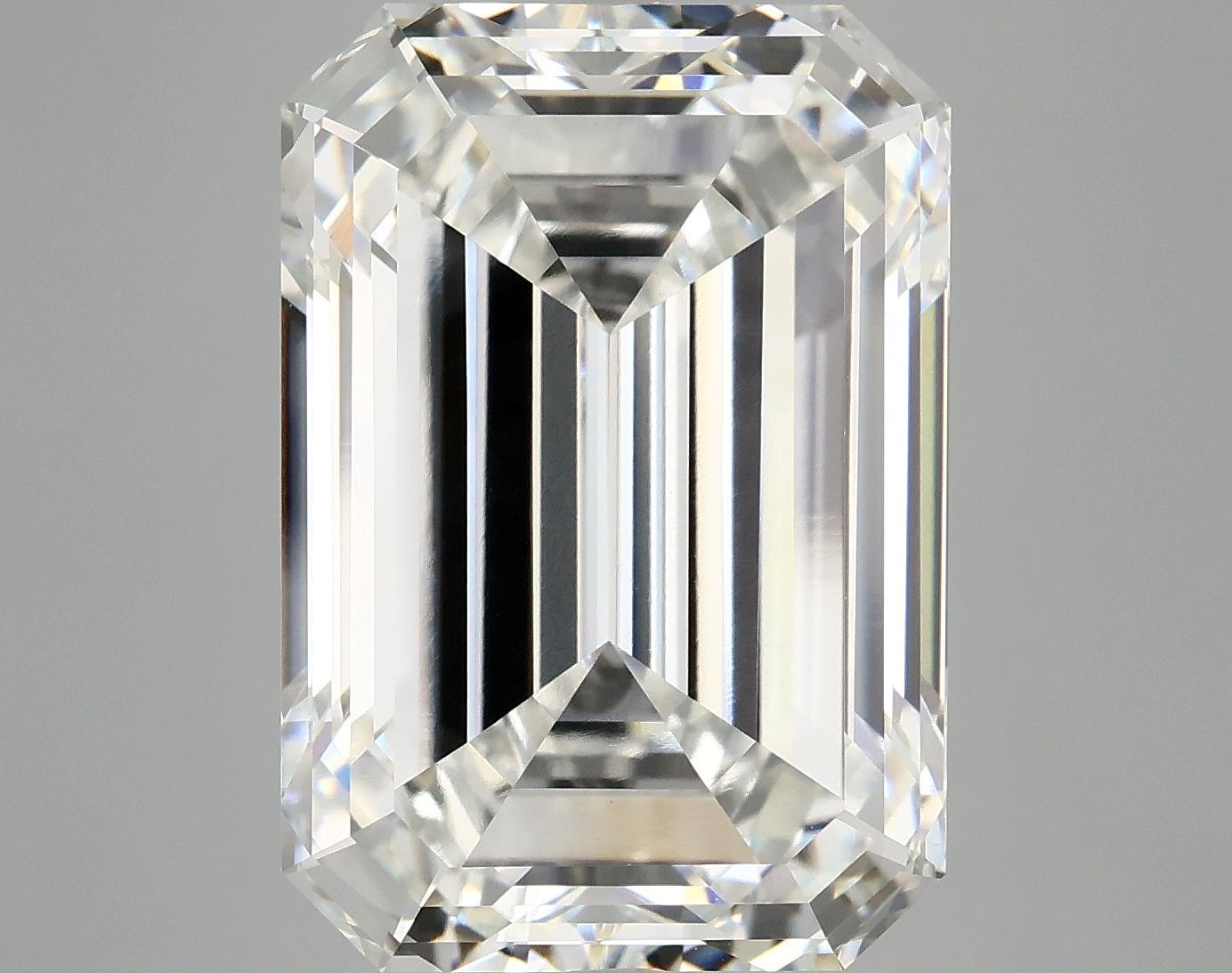12.85 Carat Emerald Shaped Ideal Cut VVS2 IGI Certified Lab Grown Diamond