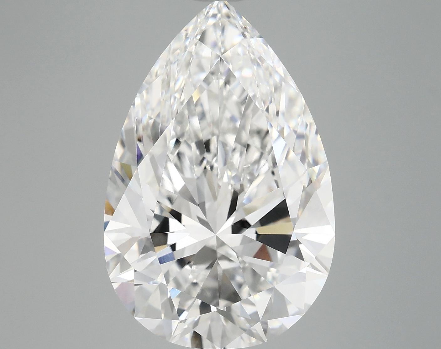7.14 Carat Pear Shaped Excellent Cut VVS2 IGI Certified Lab Grown Diamond