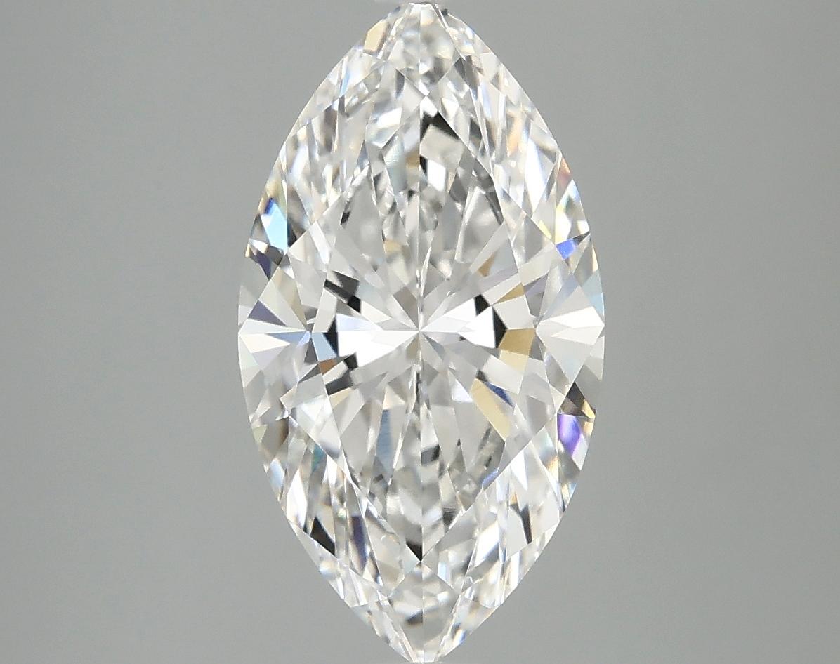 3.05 Carat Marquise Shaped Excellent Cut VVS2 IGI Certified Lab Grown Diamond