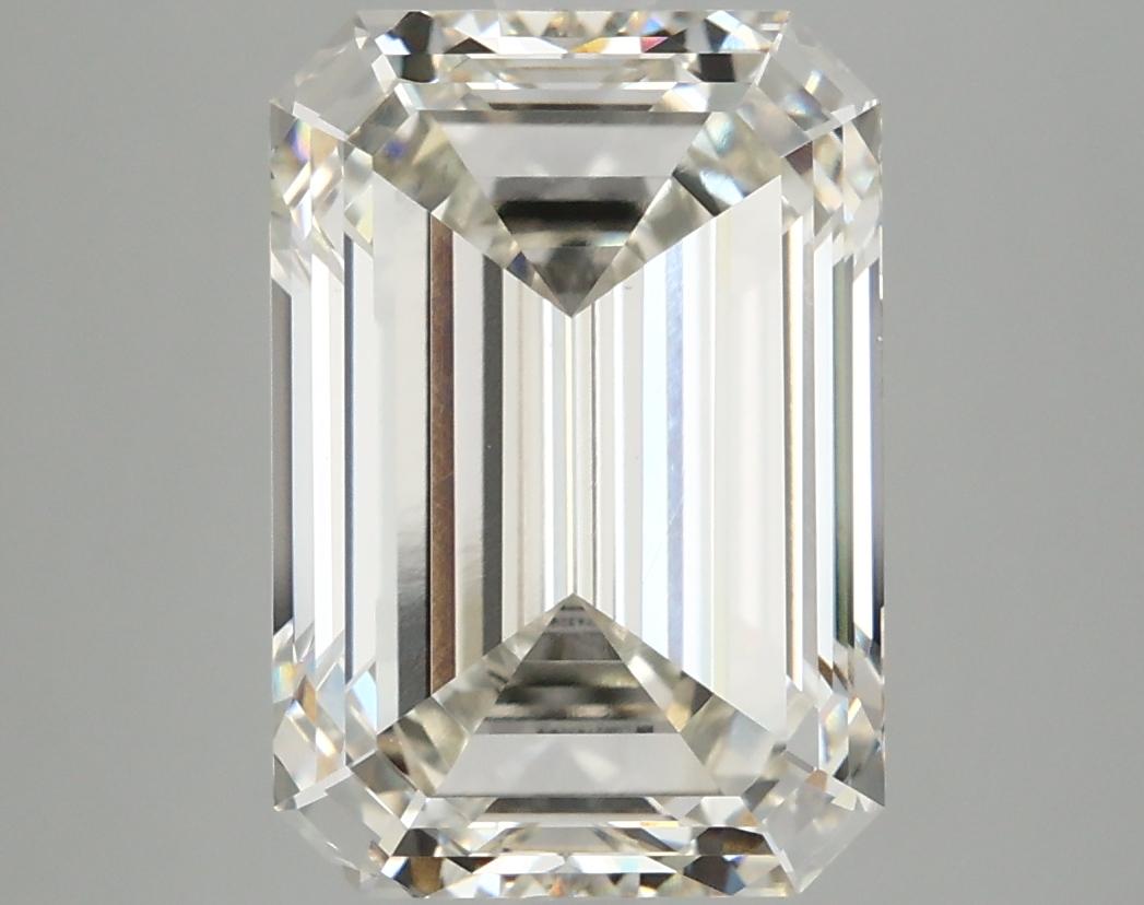 5.65 Carat Emerald Shaped Ideal Cut VVS2 IGI Certified Lab Grown Diamond