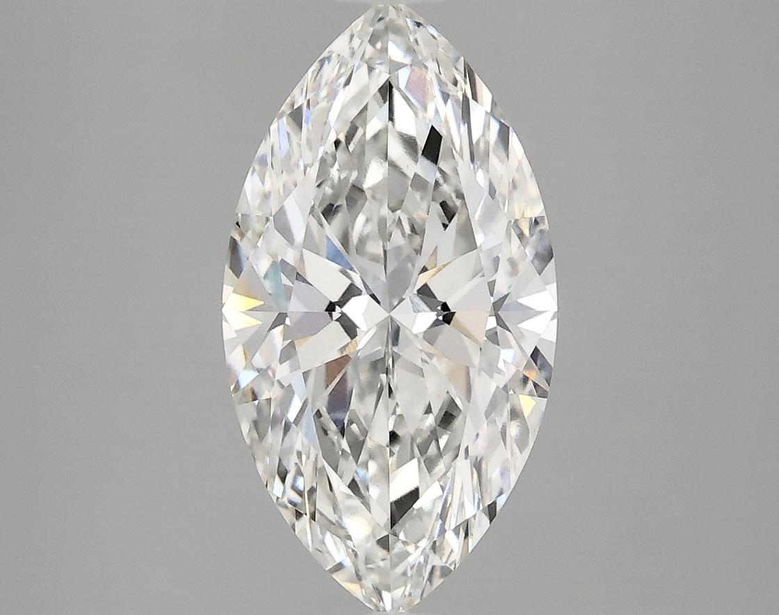 2.5 Carat Marquise Shaped Excellent Cut VVS2 IGI Certified Lab Grown Diamond