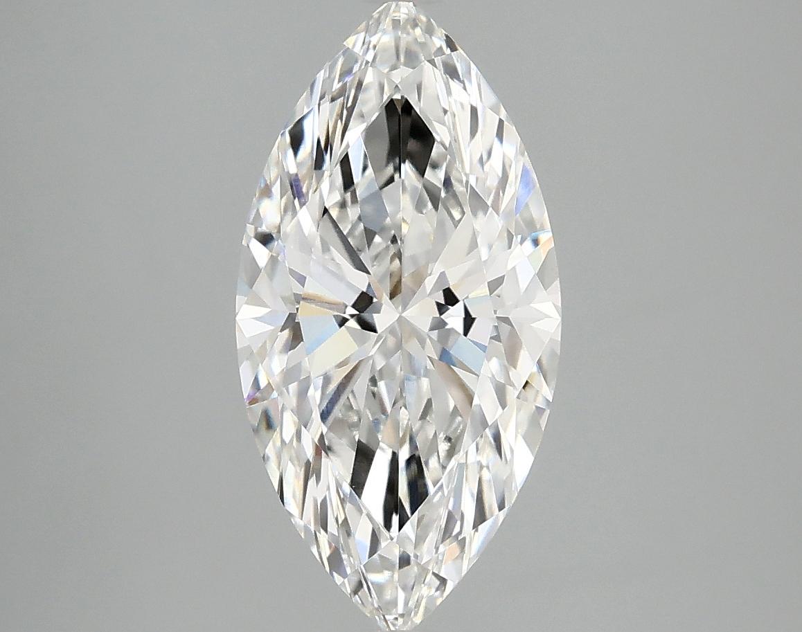2.54 Carat Marquise Shaped Ideal Cut VVS2 IGI Certified Lab Grown Diamond